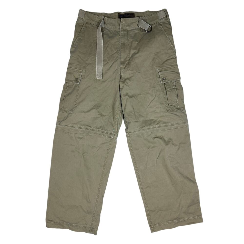 Y2K Abercrombie & Fitch Mens Size XL Paratrooper Cargo Utility Pants/Shorts